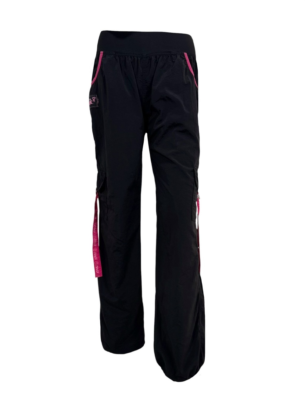 Zumba Party In Pink Cargo Dance Pants in Black Large